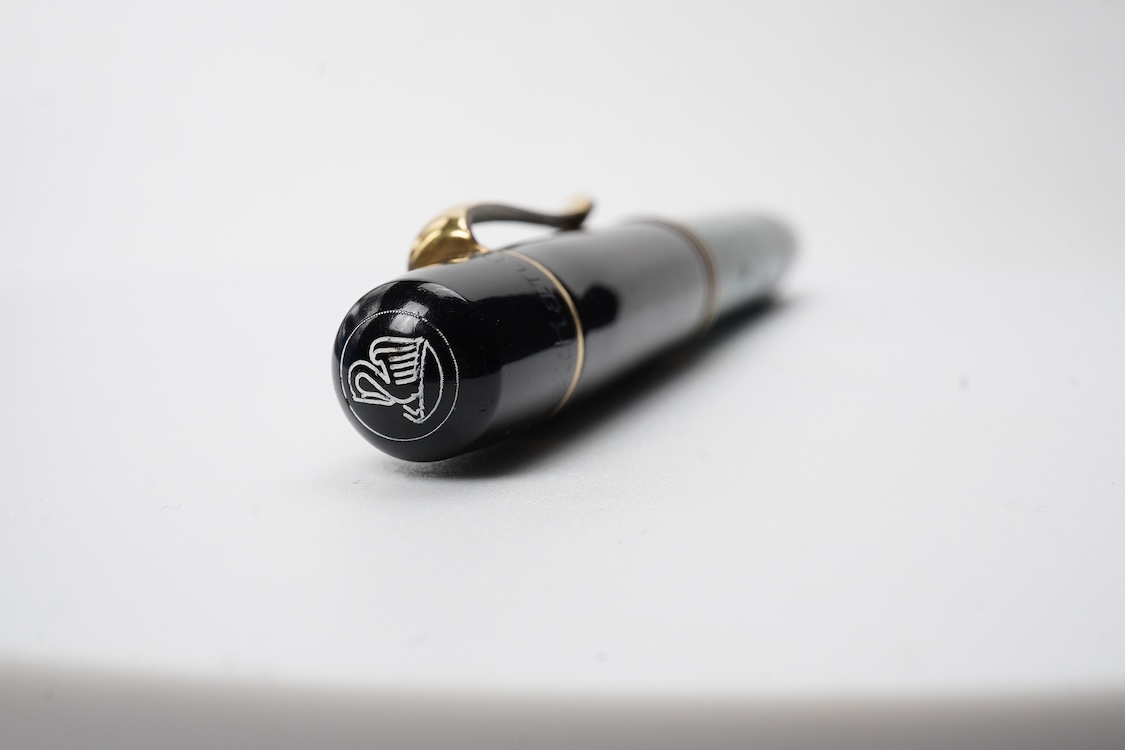 A Pelikan 100N fountain pen fitted with a 14ct. gold Pelikan nib